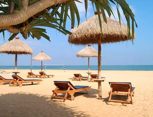 Lækker sandstrand i Ahangama, Sri Lanka