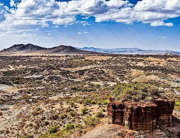 Super flot udsigt ud over Olduvai